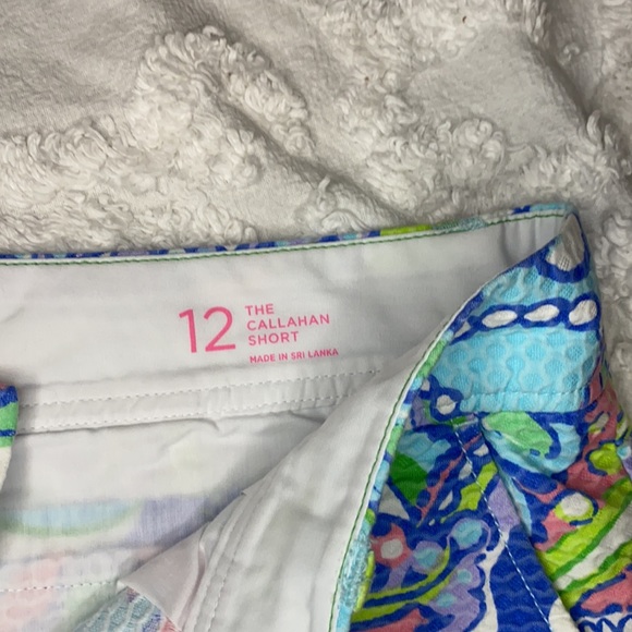 EUC Lilly Pulitzer The Callahan Shorts, size 12 - Picture 2 of 3